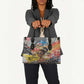Black Her Story Graffiti Queen Leather Bag Black Woman Empowerment - African Pride