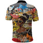Black Her Story Graffiti Queen Polo Shirt Black Woman Empowerment - African Pride