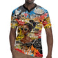 Black Her Story Graffiti Queen Rugby Jersey Black Woman Empowerment - African Pride