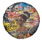 Black Her Story Graffiti Queen Spare Tire Cover Black Woman Empowerment - African Pride