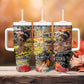 Black Her Story Graffiti Queen Tumbler With Handle Black Woman Empowerment - African Pride