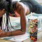 Black Her Story Graffiti Queen Tumbler With Handle Black Woman Empowerment - African Pride