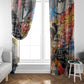 Black Her Story Graffiti Queen Window Curtain Black Woman Empowerment - African Pride