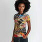 Black Her Story Graffiti Queen Women Polo Shirt Black Woman Empowerment - African Pride