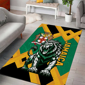 Jumieka Area Rug Lion With Coat Of Arms