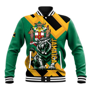 Jumieka Baseball Jacket Lion With Coat Of Arms