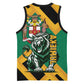 Jumieka Basketball Jersey Lion With Coat Of Arms - African Pride