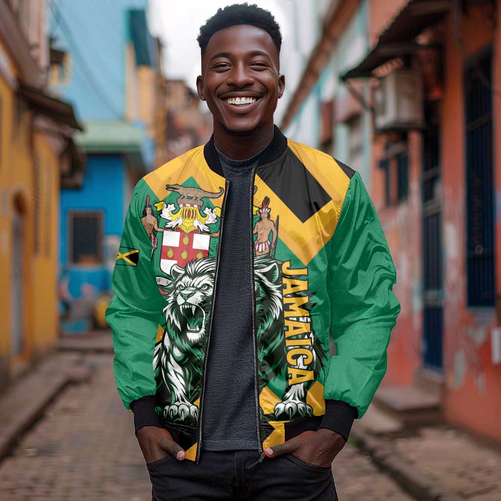 Jumieka Bomber Jacket Lion With Coat Of Arms