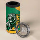 Jumieka 4 in 1 Can Cooler Tumbler Lion With Coat Of Arms