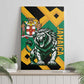 Jumieka Canvas Wall Art Lion With Coat Of Arms