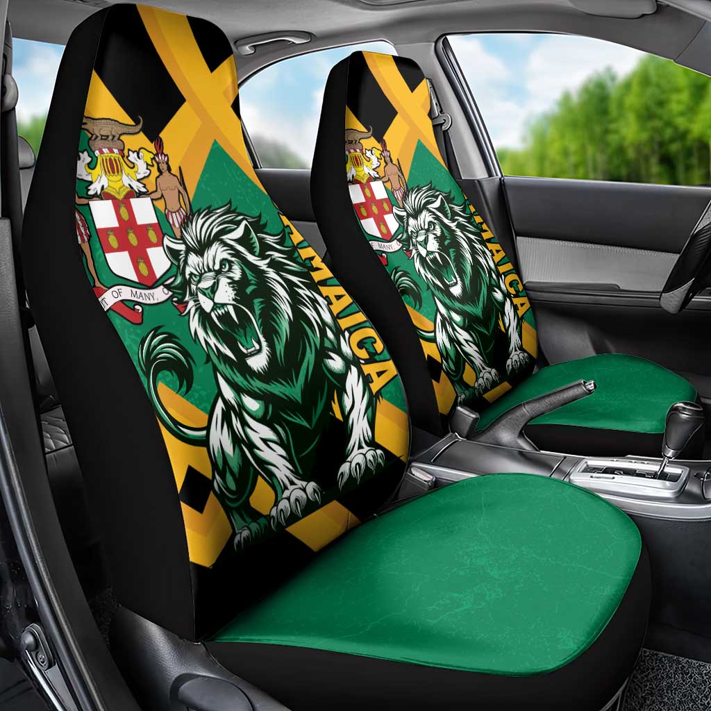 Jumieka Car Seat Cover Lion With Coat Of Arms