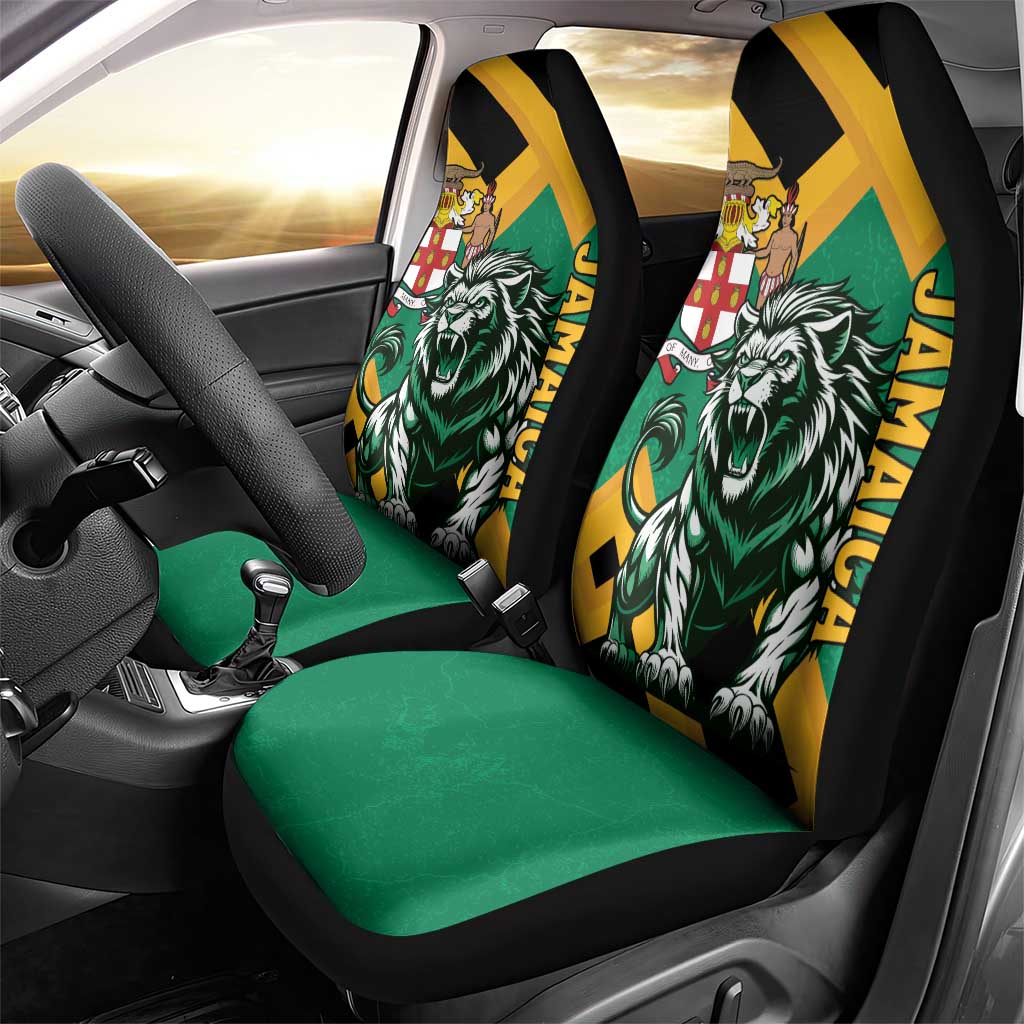 Jumieka Car Seat Cover Lion With Coat Of Arms
