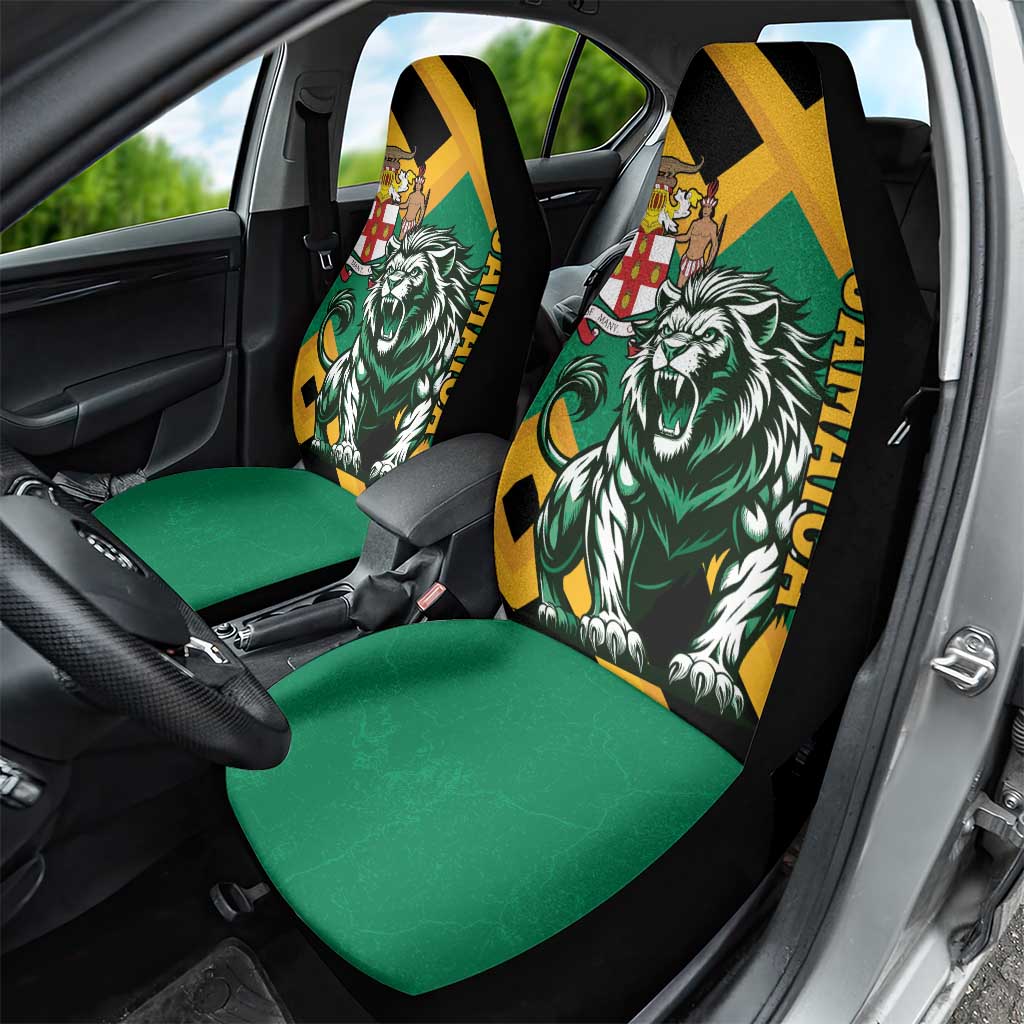 Jumieka Car Seat Cover Lion With Coat Of Arms