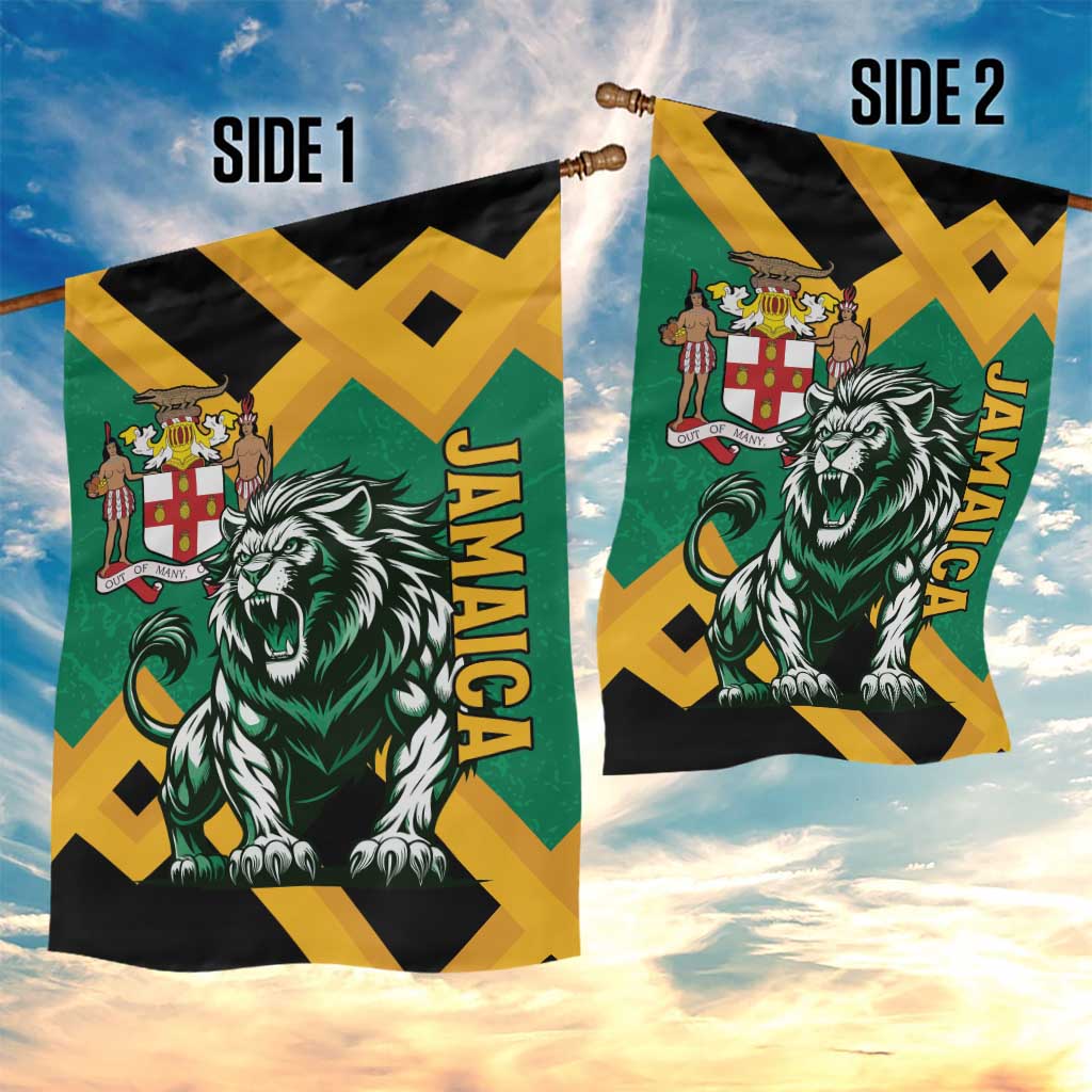 Jumieka Garden Flag Lion With Coat Of Arms