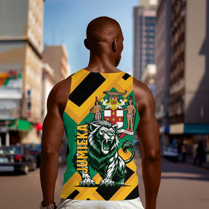 Jumieka Men Tank Top Lion With Coat Of Arms