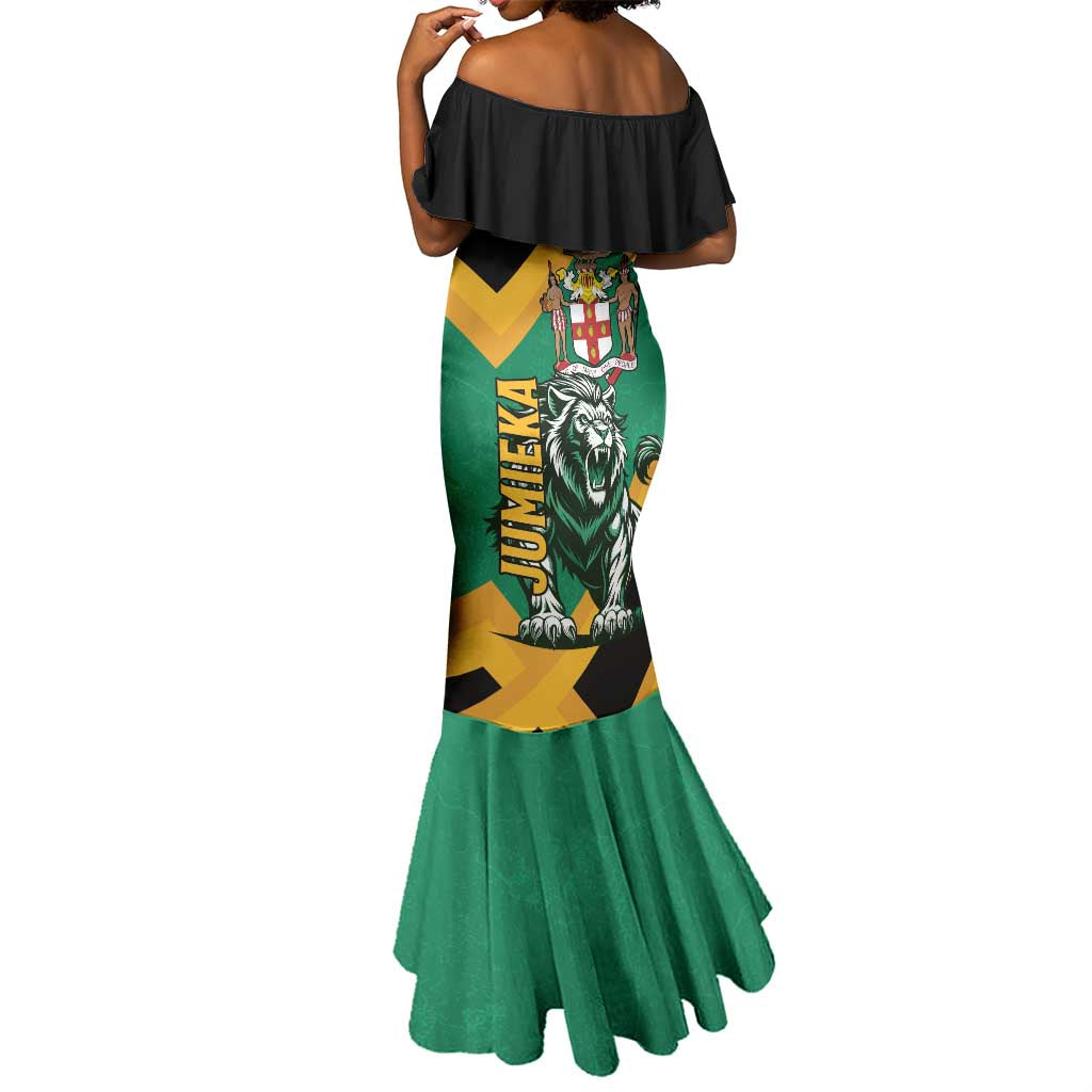 Jumieka Mermaid Dress Lion With Coat Of Arms