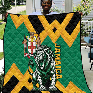 Jumieka Quilt Lion With Coat Of Arms