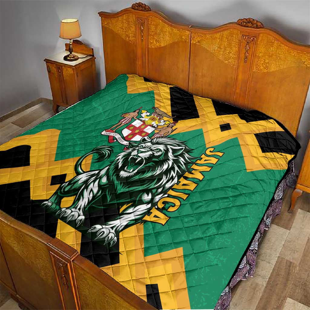 Jumieka Quilt Lion With Coat Of Arms