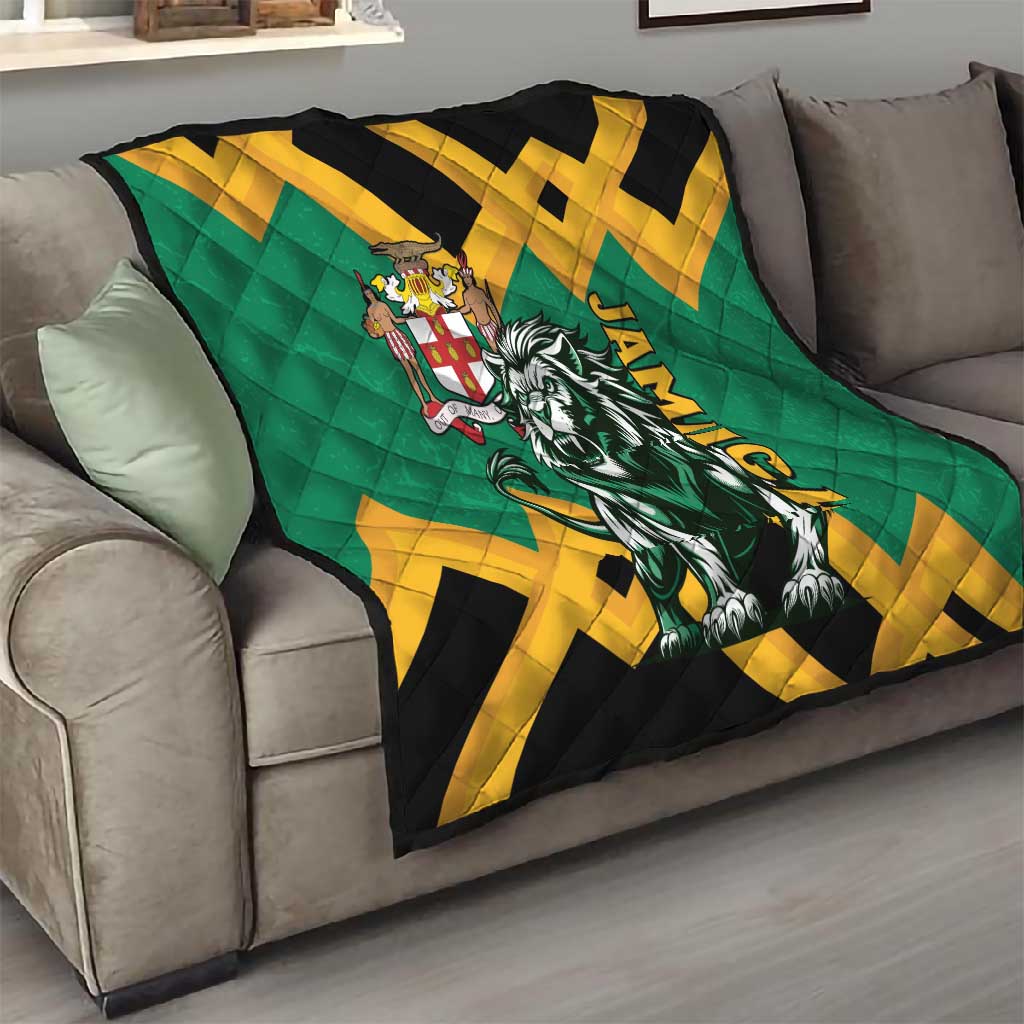 Jumieka Quilt Lion With Coat Of Arms