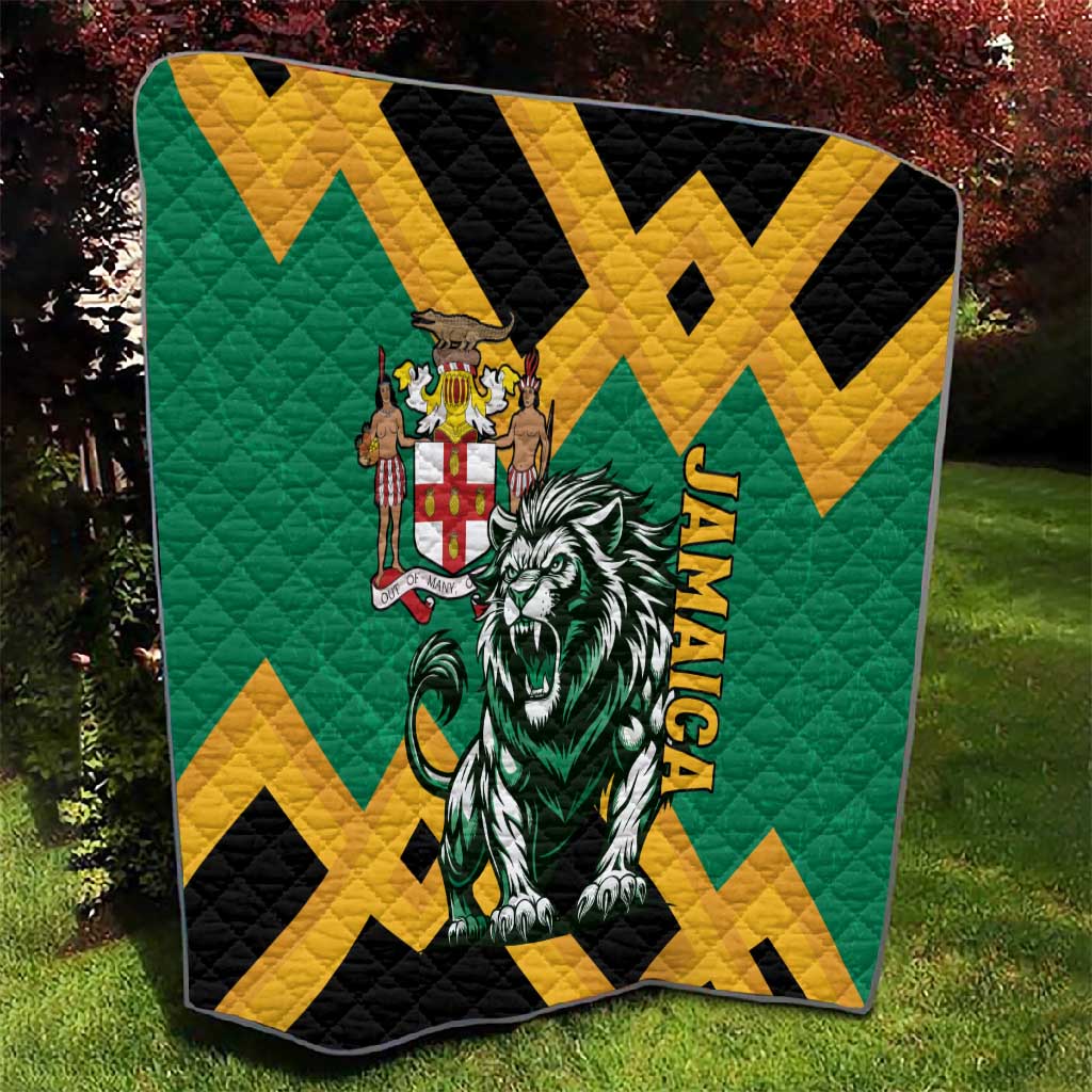 Jumieka Quilt Lion With Coat Of Arms