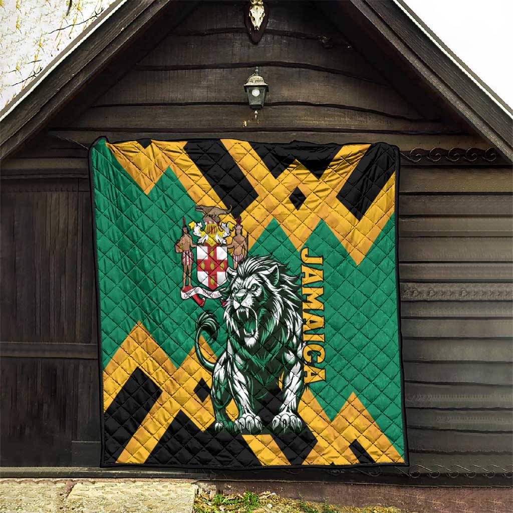 Jumieka Quilt Lion With Coat Of Arms