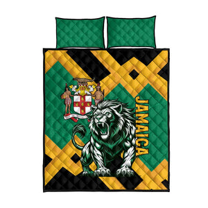Jumieka Quilt Bed Set Lion With Coat Of Arms