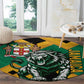 Jumieka Round Carpet Lion With Coat Of Arms