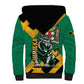 Jumieka Sherpa Hoodie Lion With Coat Of Arms
