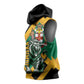 Jumieka Sleeveless Hoodie Lion With Coat Of Arms - African Pride