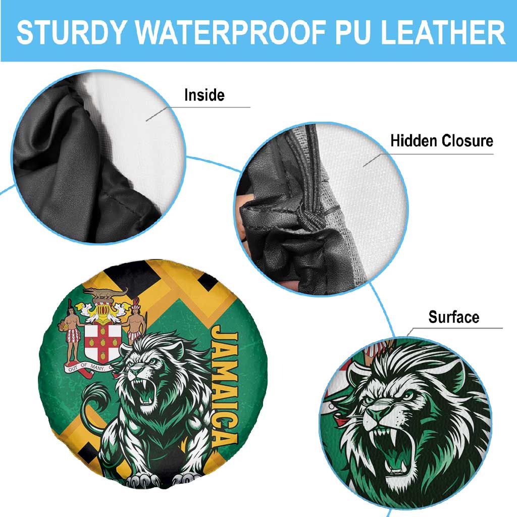 Jumieka Spare Tire Cover Lion With Coat Of Arms