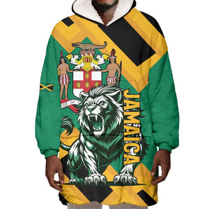 Jumieka Wearable Blanket Hoodie Lion With Coat Of Arms