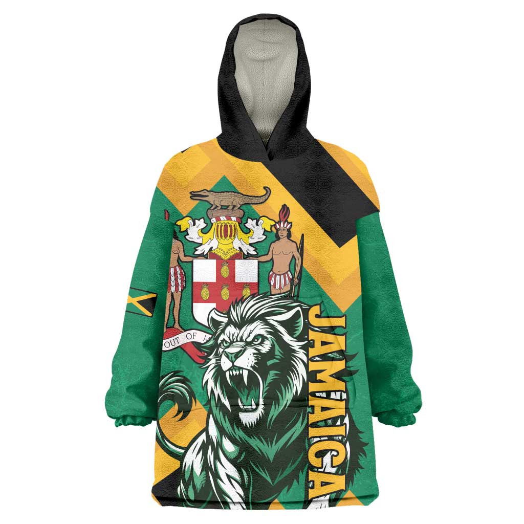 Jumieka Wearable Blanket Hoodie Lion With Coat Of Arms