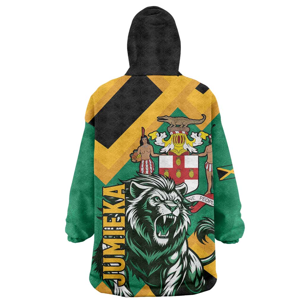 Jumieka Wearable Blanket Hoodie Lion With Coat Of Arms