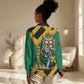 Jumieka Women Casual Shirt Lion With Coat Of Arms