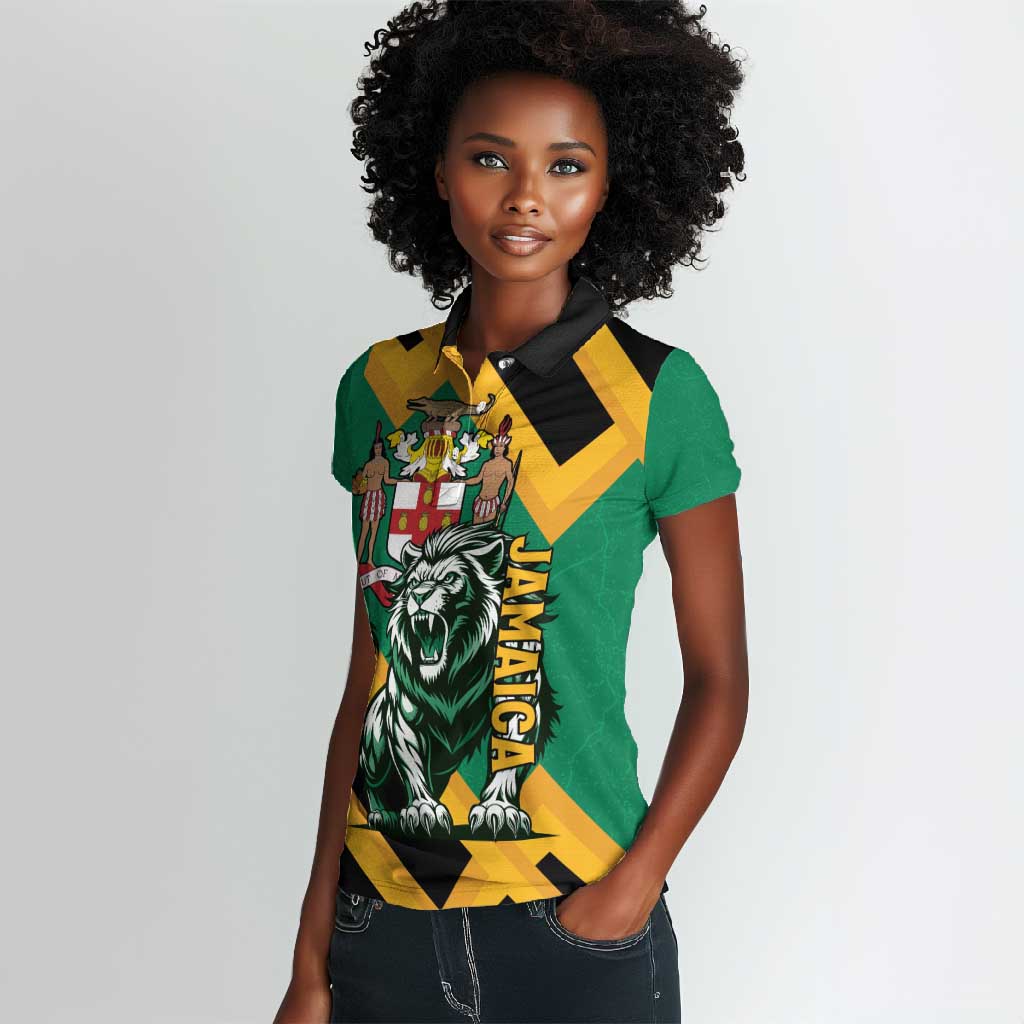 Jumieka Women Polo Shirt Lion With Coat Of Arms