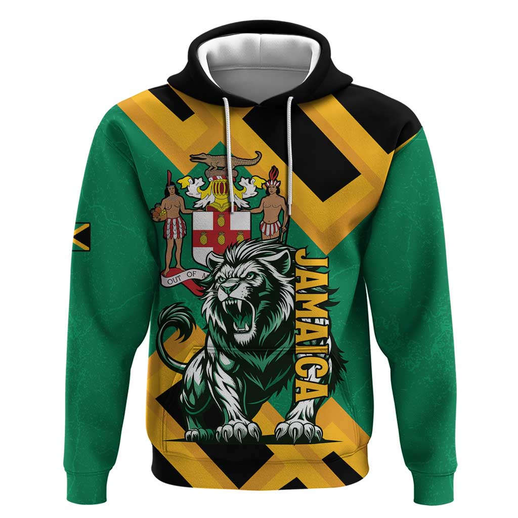 Jumieka Zip Hoodie Lion With Coat Of Arms