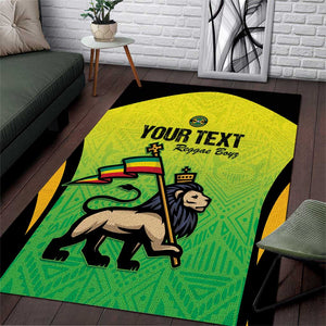 Custom Jamaica Football Area Rug Go Champions