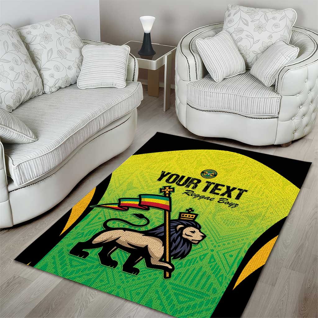 Custom Jamaica Football Area Rug Go Champions