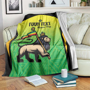 Custom Jamaica Football Blanket Go Champions