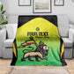 Custom Jamaica Football Blanket Go Champions