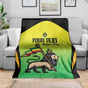 Custom Jamaica Football Blanket Go Champions