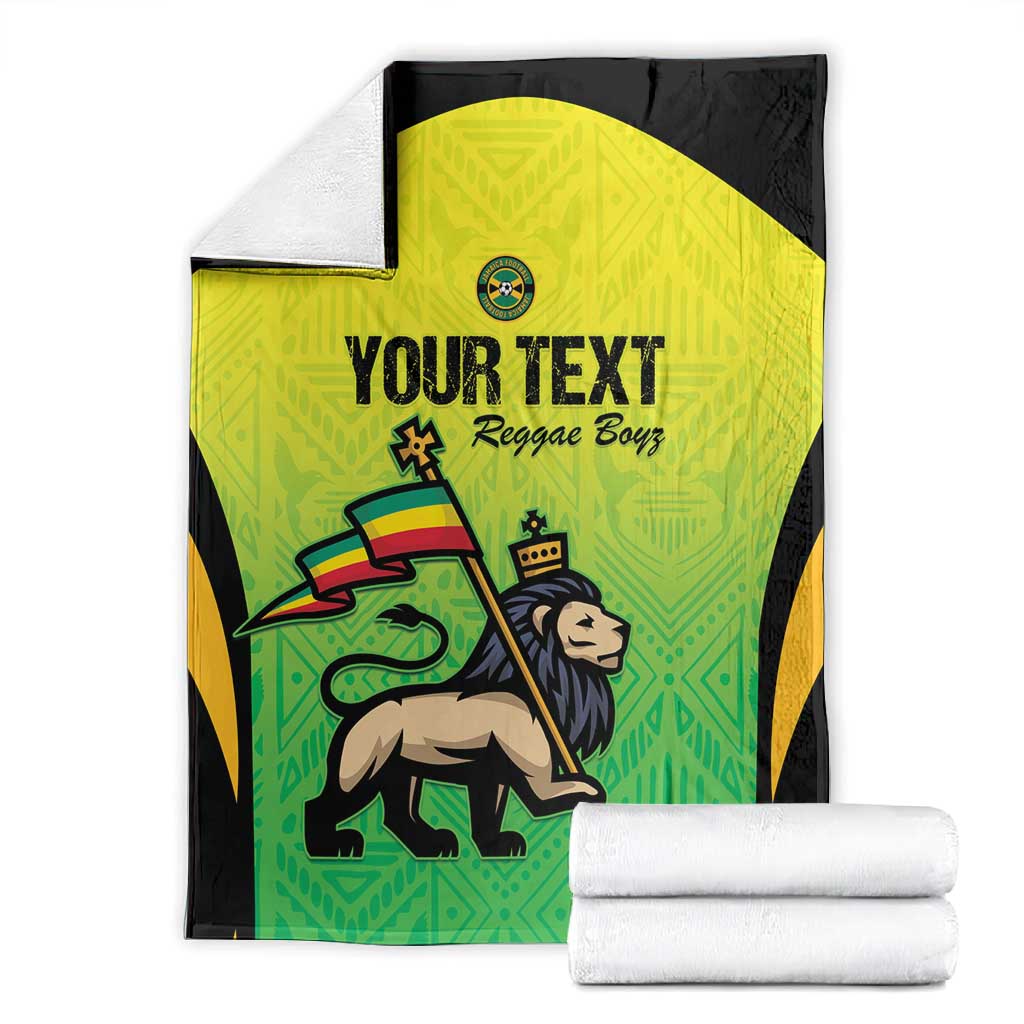 Custom Jamaica Football Blanket Go Champions