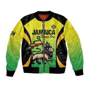 Custom Jamaica Football Bomber Jacket Go Champions