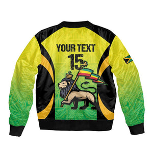 Custom Jamaica Football Bomber Jacket Go Champions