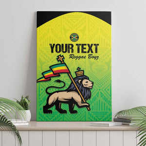 Custom Jamaica Football Canvas Wall Art Go Champions
