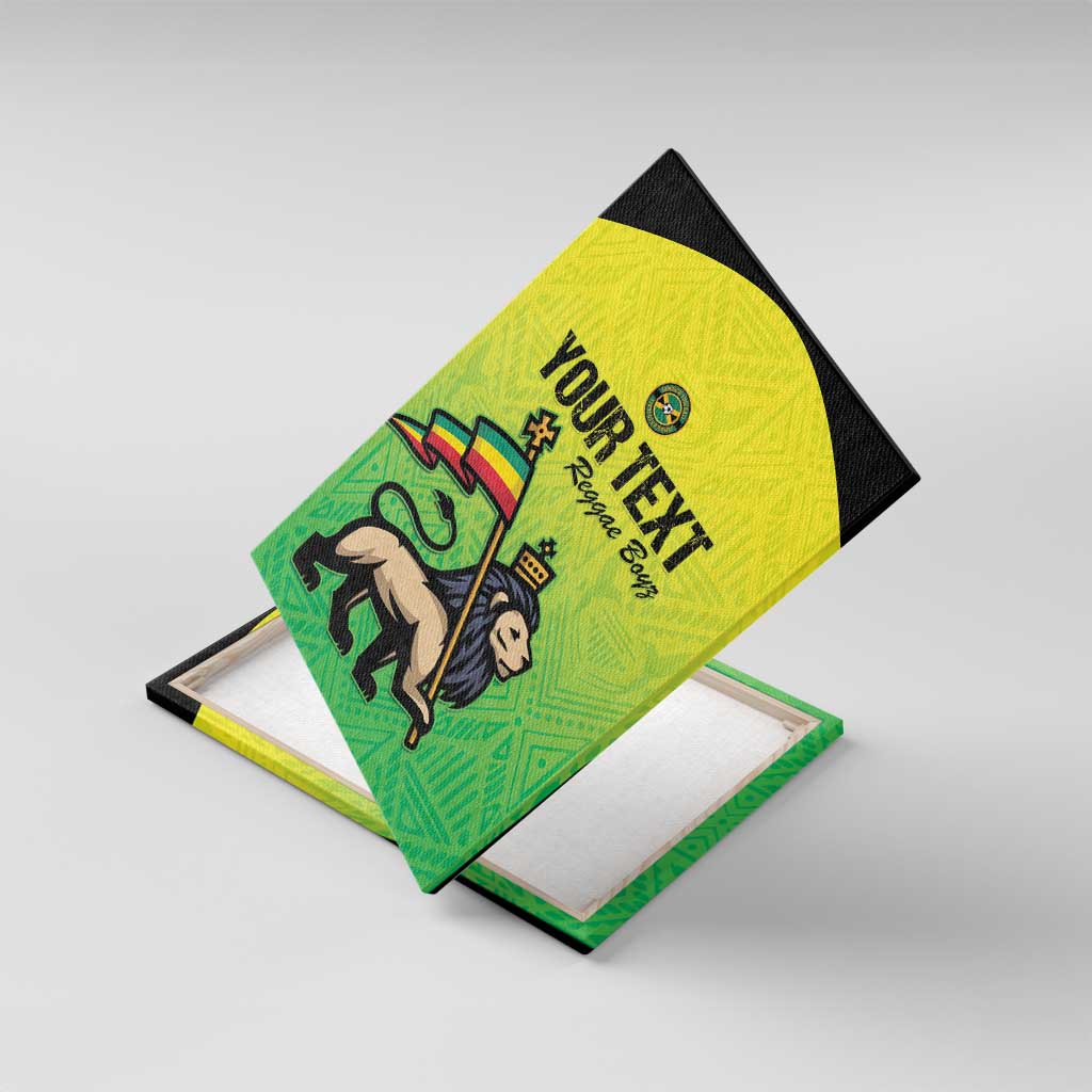 Custom Jamaica Football Canvas Wall Art Go Champions