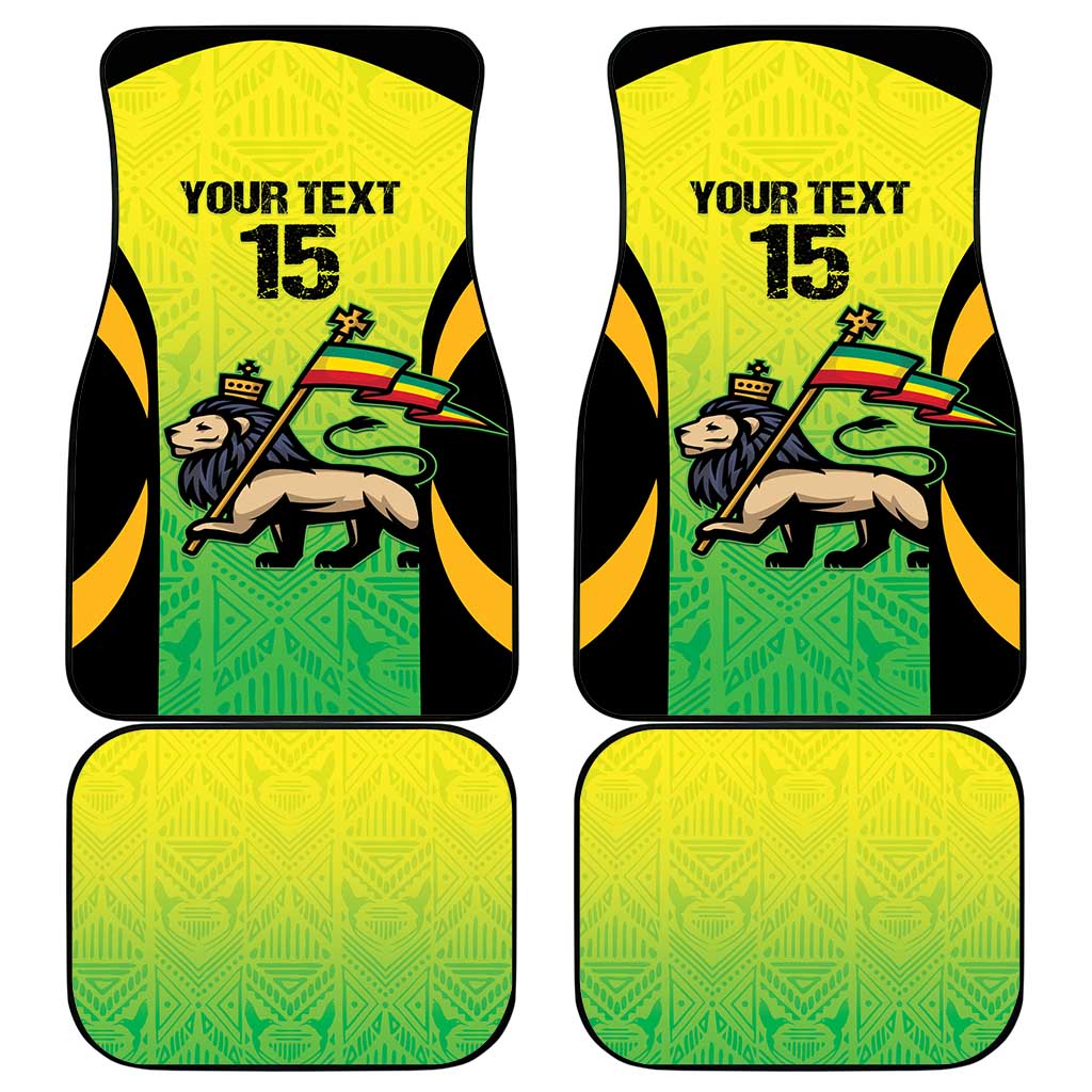 Custom Jamaica Football Car Mats Go Champions