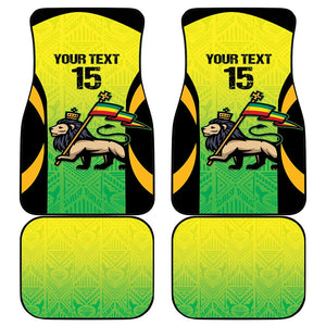 Custom Jamaica Football Car Mats Go Champions