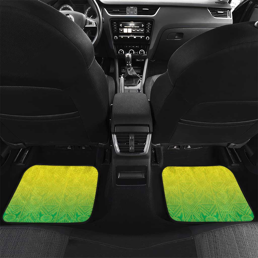 Custom Jamaica Football Car Mats Go Champions