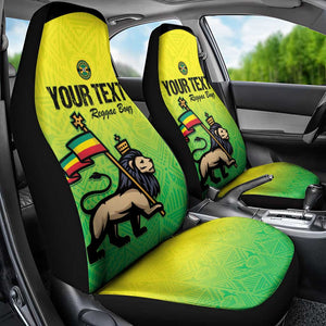 Custom Jamaica Football Car Seat Cover Go Champions